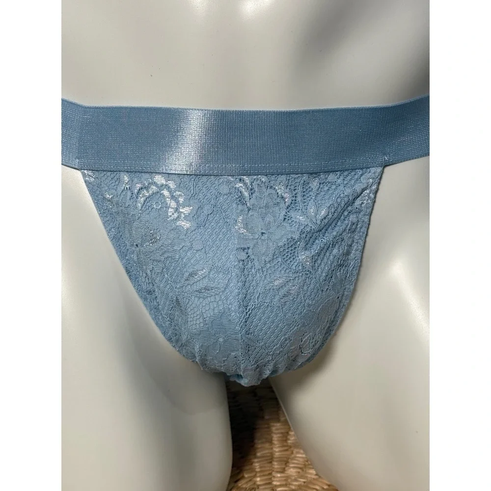 Cosabella Never Say Never Men's Sports Brief Aasmani Blue‎ Lace Underwear XL
